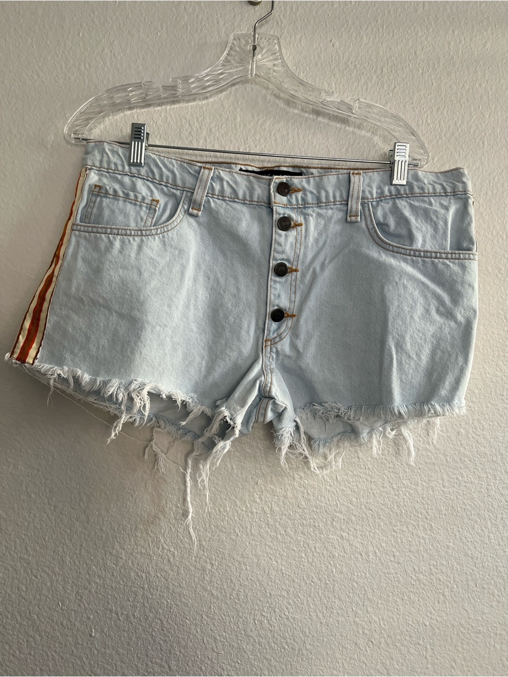 Veronica Beard Light Blue Denim Debbie 9" Jean Shorts